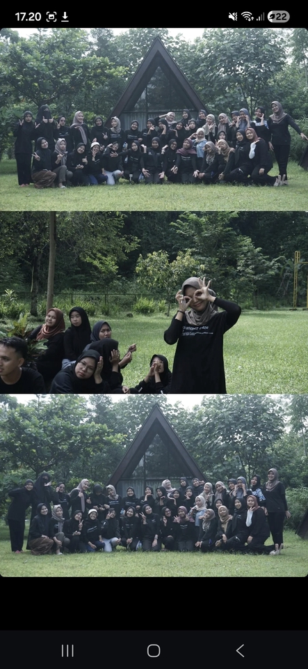 Saya bersama team CS Online dan ADV