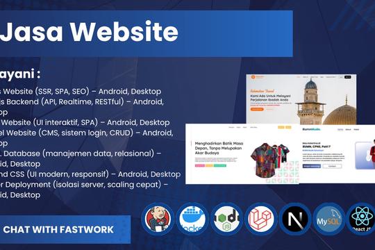 Jasa Pembuatan web dan leanding page