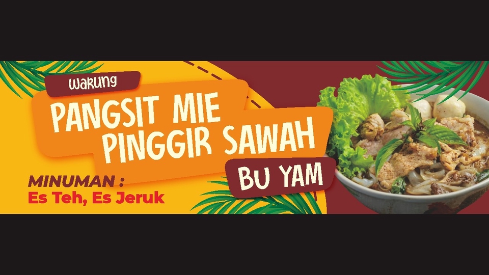 Desain Banner Warung