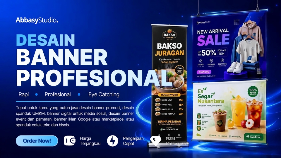 JASA
DESAIN BANNER
Modern • Profesional • Siap Cetak