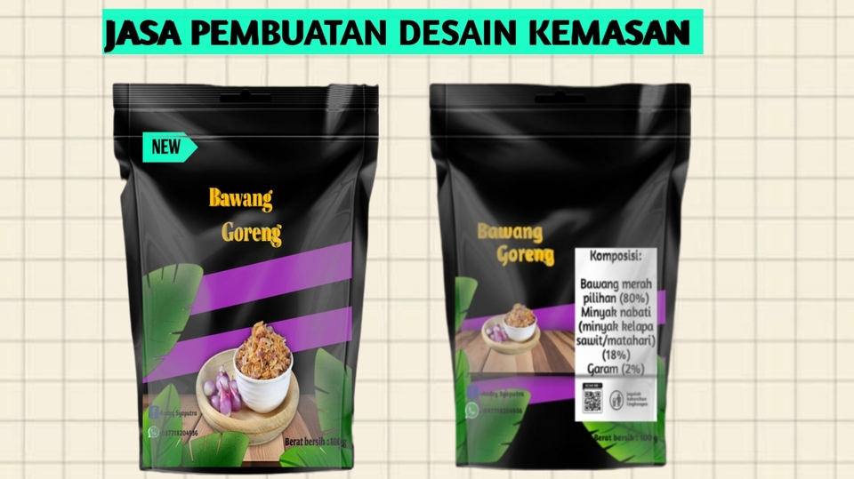 Jasa pembuatan desain kemasan