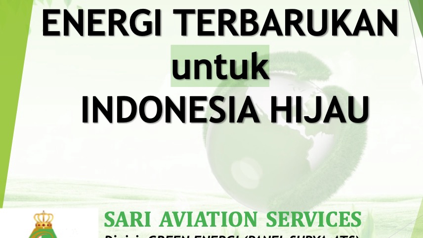 pekerjaan sebagai Consultant Energy baru terbarukan dengan installment Solar Panel off Gride