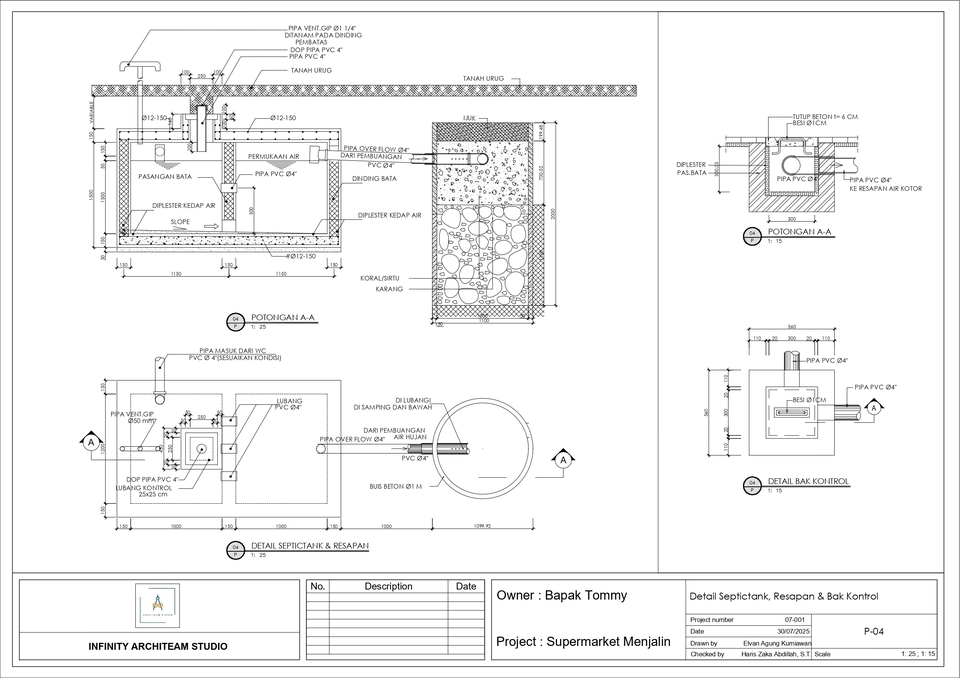 CAD Drawing - Jasa Pembuatan Gambar Kerja, CAD Drawing, Blueprint, Gambar Bestek, As built Drawing, Gambar IMB/PBG - 13