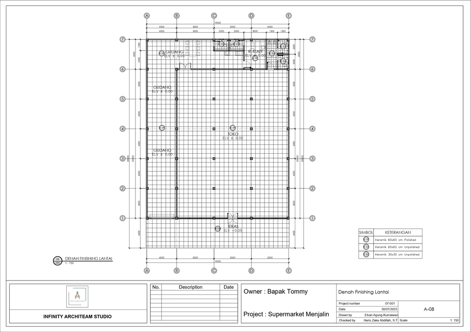 CAD Drawing - Jasa Pembuatan Gambar Kerja, CAD Drawing, Blueprint, Gambar Bestek, As built Drawing, Gambar IMB/PBG - 4