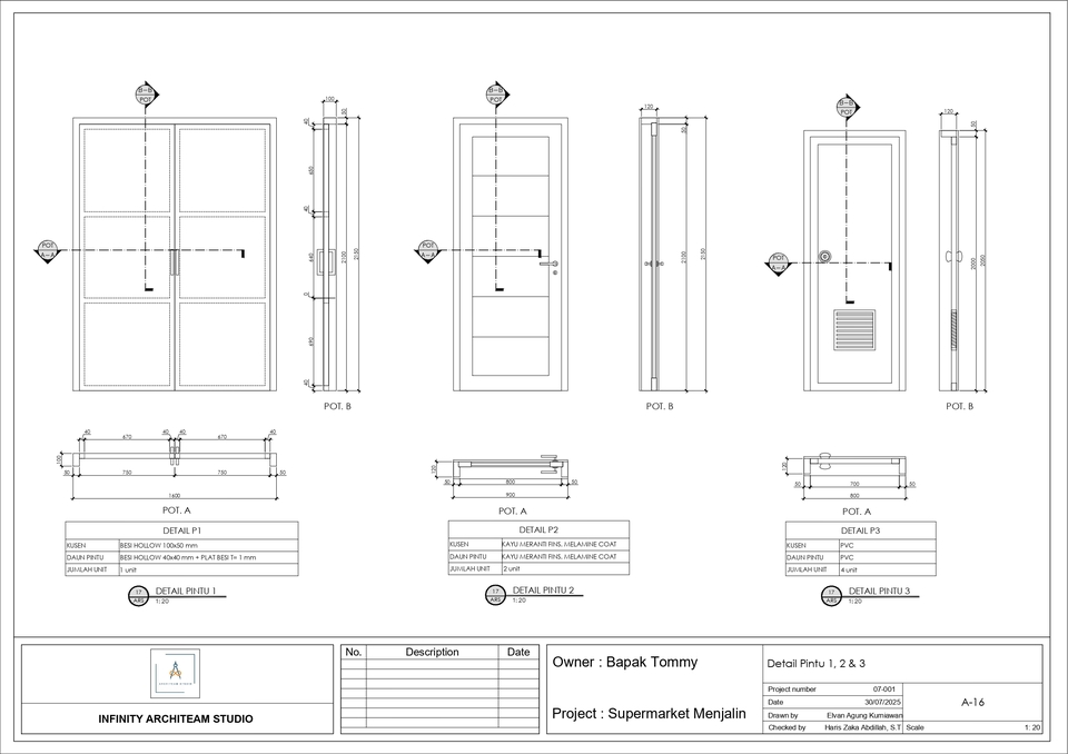 CAD Drawing - Jasa Pembuatan Gambar Kerja, CAD Drawing, Blueprint, Gambar Bestek, As built Drawing, Gambar IMB/PBG - 5