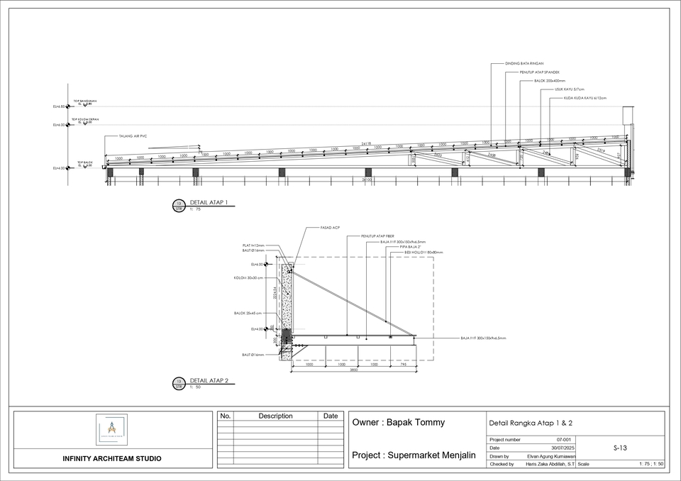 CAD Drawing - Jasa Pembuatan Gambar Kerja, CAD Drawing, Blueprint, Gambar Bestek, As built Drawing, Gambar IMB/PBG - 12