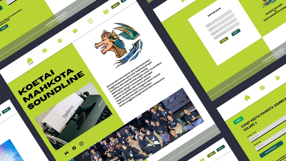 Desain UI Website, Aplikasi mobile