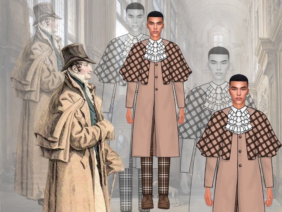 Inspired by Biedermeier era male costume 