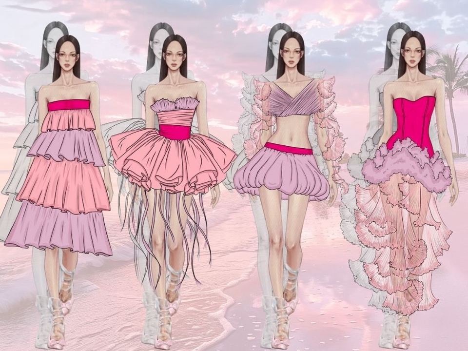 Fashion collection that inspired by a Jellyfish 