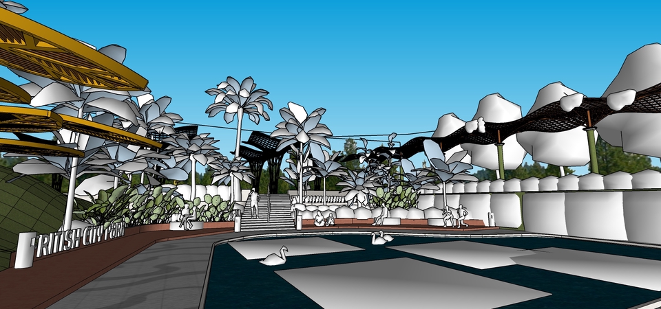 3D Rendering - JASA RENDER DESAIN 3 INTERIOR & EXTERIOR SKETCHUP ENSCAPE - 8