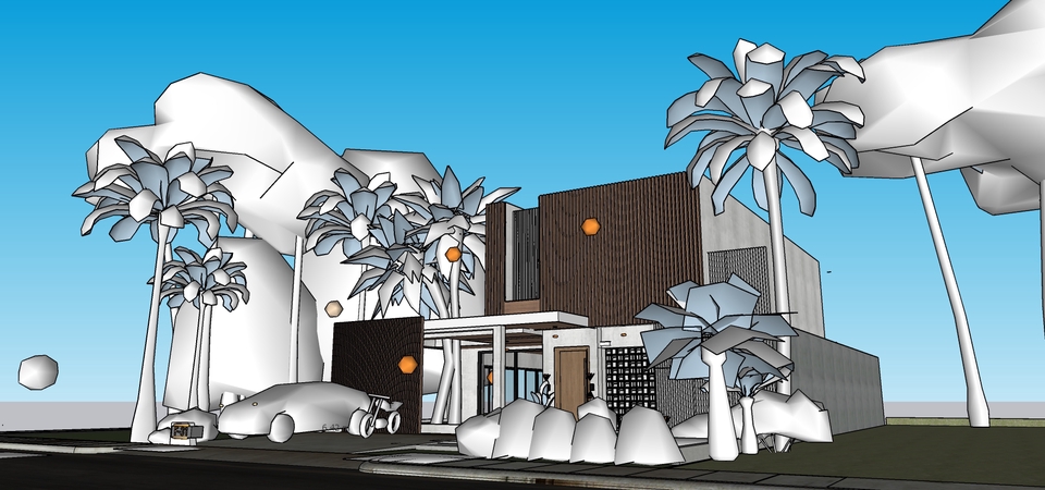 3D Rendering - JASA RENDER DESAIN 3 INTERIOR & EXTERIOR SKETCHUP ENSCAPE - 6