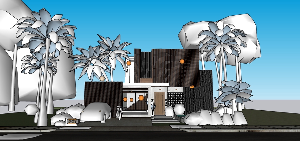 3D Rendering - JASA RENDER DESAIN 3 INTERIOR & EXTERIOR SKETCHUP ENSCAPE - 5