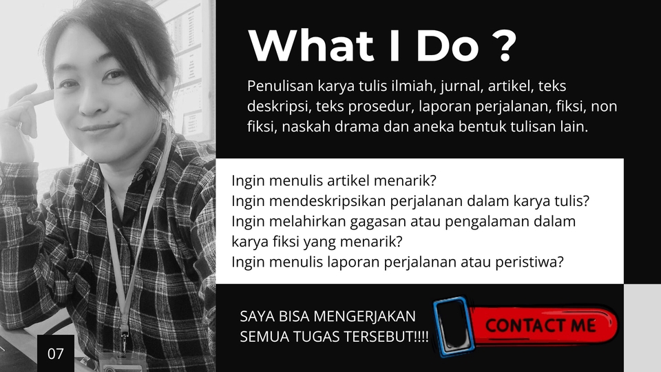 Jasa Lainnya di Penulisan dan Penerjemahan - Jasa Penulisan aneka bentuk tulisan