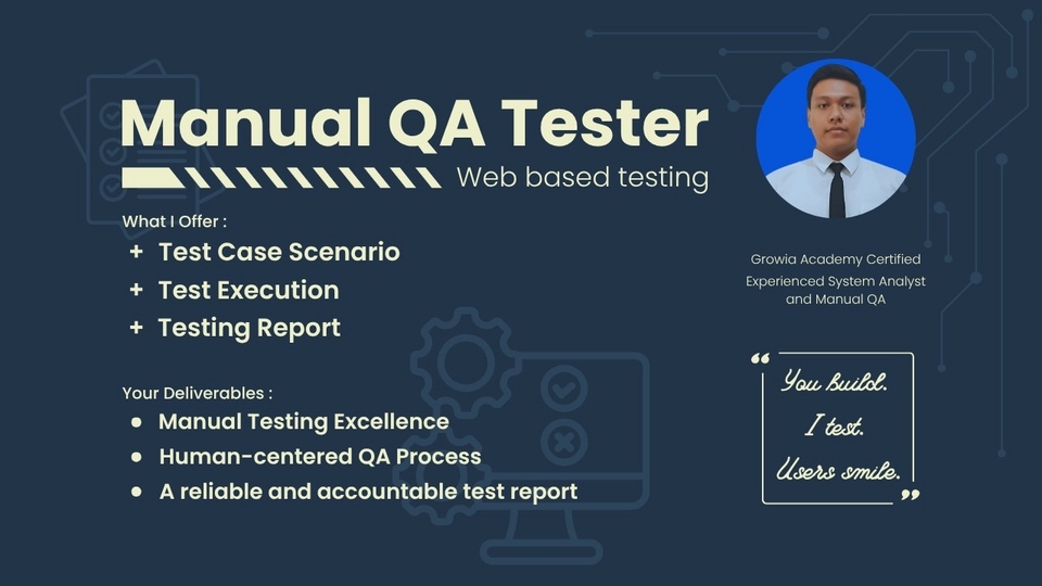 Jasa Lainnya di Web dan Pemrograman - Manual QA Tester
