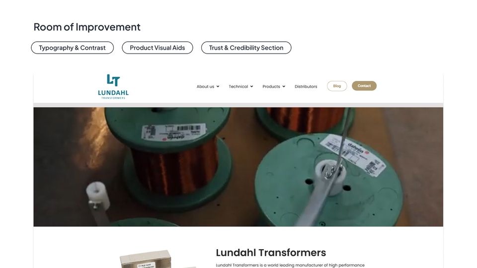 Feedback untuk Desain Website Lama