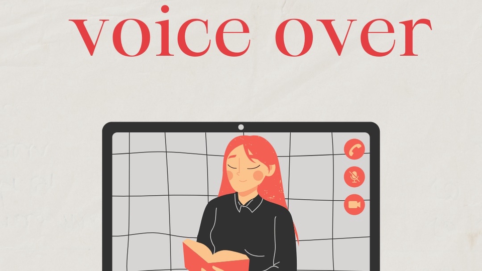 menerima jasa voice over, dubbing, dan pengisi suara.