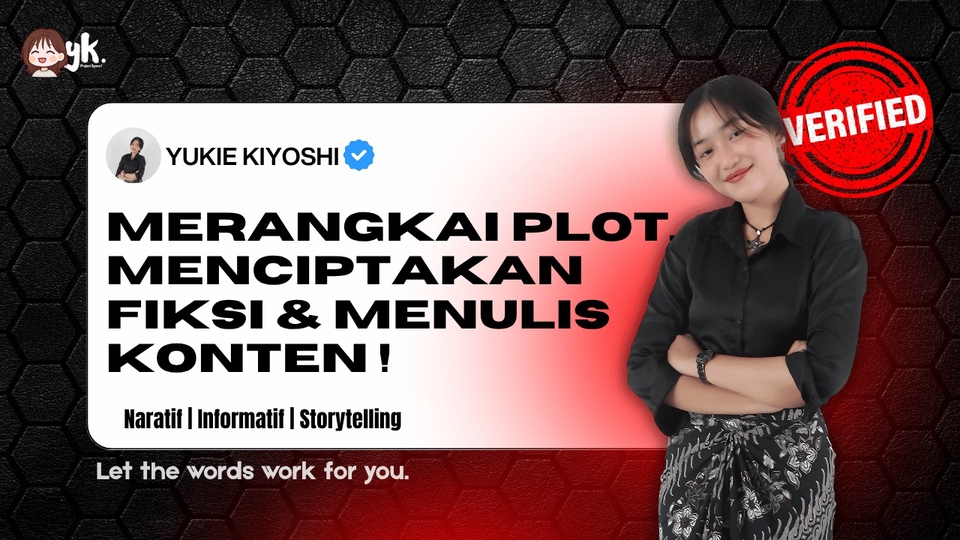 Merangkai Plot, Menciptakan Fiksi, dan Menulis Konten !