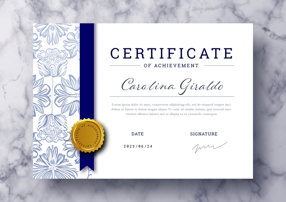 Digital Printing - Desain E-Sertifikat - 2