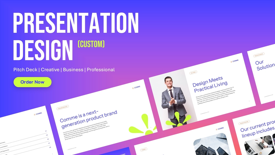 Creative And Professional Presentation Design