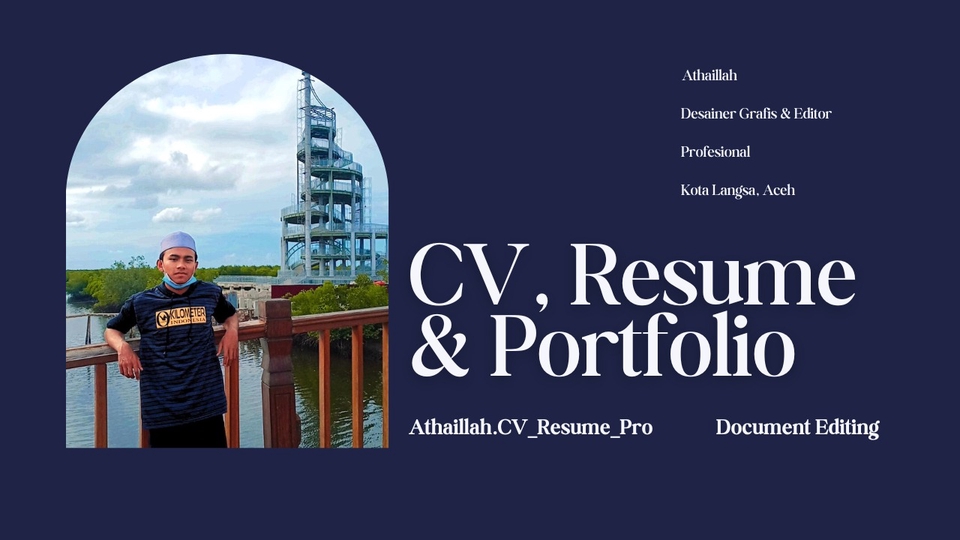 Edit Desain CV, Resume & Portofolio Profesional – ATS Friendly