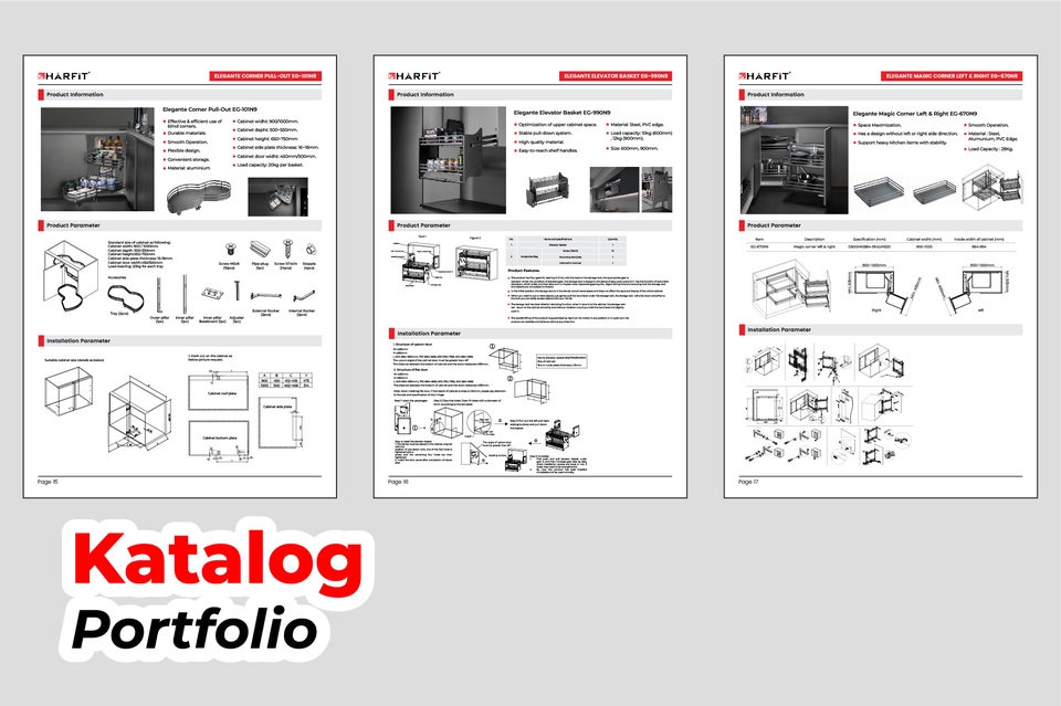 Presentasi - Desain Katalog, Presentasi, Konten Media Sosial, Menu & Wedding Digital, Nota - 3