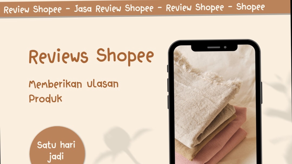 Bisa membantu memberikan ulasan produk di platform