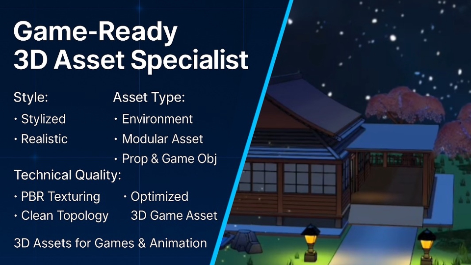 Jasa Desain 3D Rumah dan Produk dengan Visual Realistis - Pembuatan 3D Modeling Asset untuk Game atau Animasi