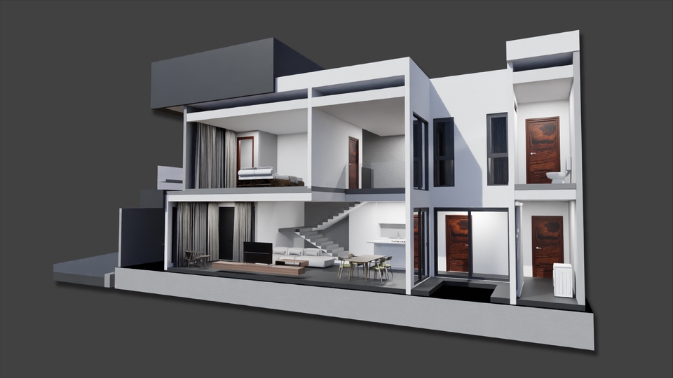 3D & Perspektif - Jasa 3D Desain Interior & Exterior (Revisi Unlimited) - 3