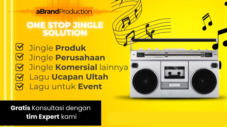 Jasa Pembuatan Jingle untuk Iklan maupun Radio - Pembuatan Lagu Jingle