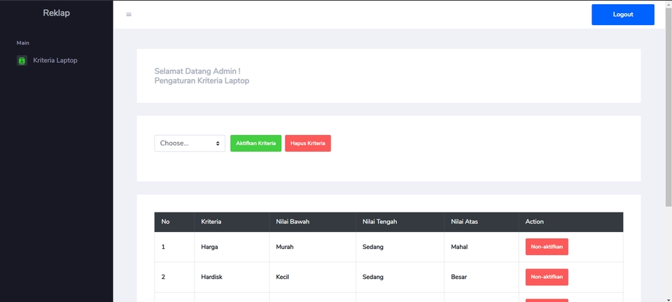 Web Development - Sistem Informasi Berbasis Website Menggunakan Framework Laravel (SPA dengan React/Monolith). - 6