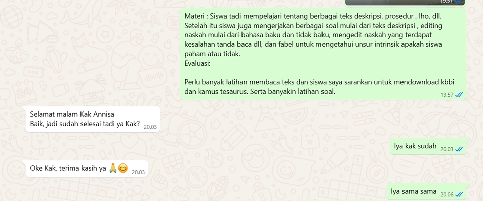 Kursus Bahasa - LES PRIVAT BAHASA INDONESIA  - 3