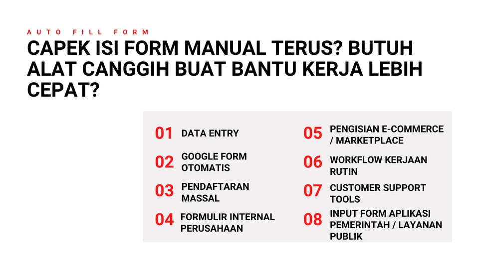 Jasa Lainnya - Jasa Pembuatan Pengisi Form Otomatis Cukup Dengan 1x Klik. - 3