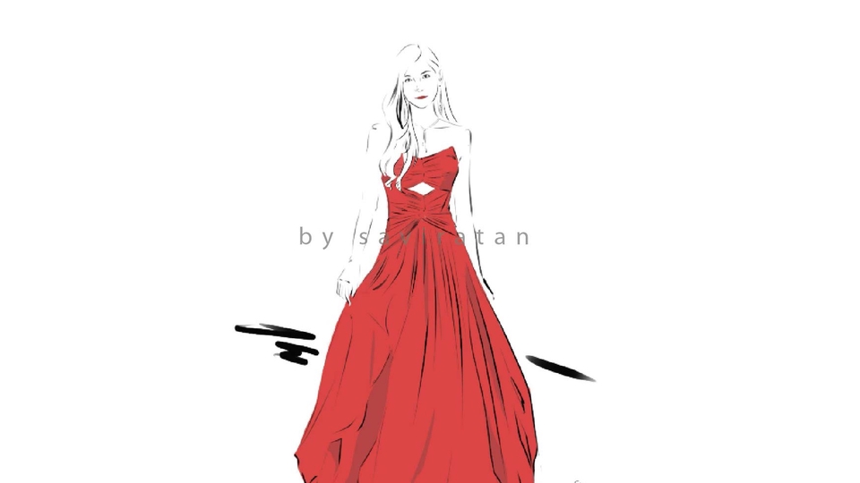 Desain Kaos & Motif - Fashion Illustration - 3