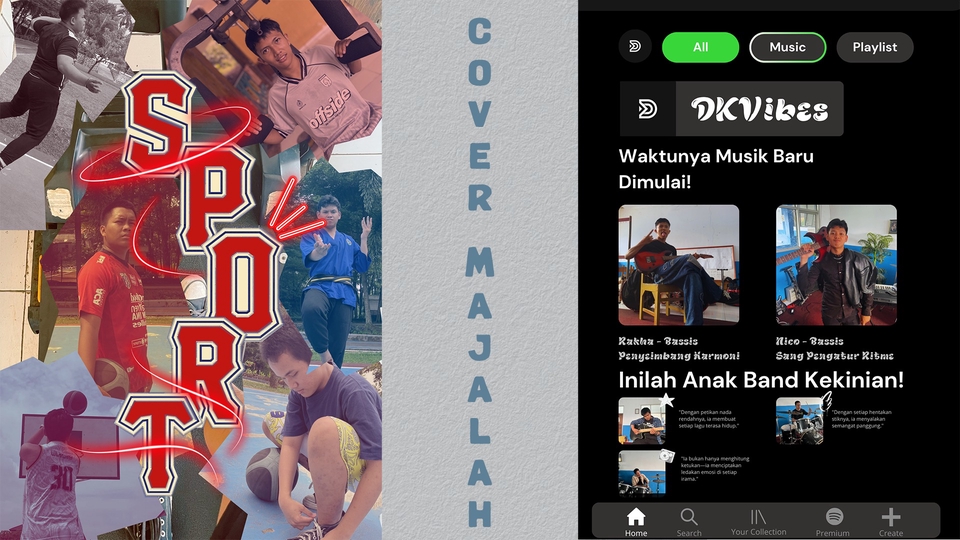 “Desain cover majalah profesional, cocok untuk publikasi cetak dan online.”