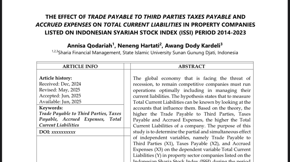 Pengetikan Umum - Jurnal/Makalah/artikel - 2