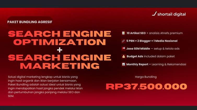 paket lengkap untuk jasa SEO dan SEM