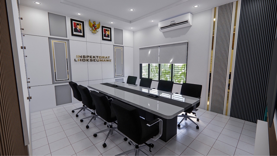 Jasa Desain Interior untuk Hunian dan Ruang Komersial - OFFICE MEETING ROOM