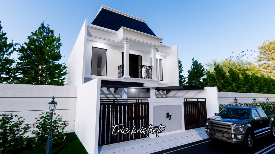 3D Rendering - 3D RENDER FASAD ARSITEKTURAL - 5