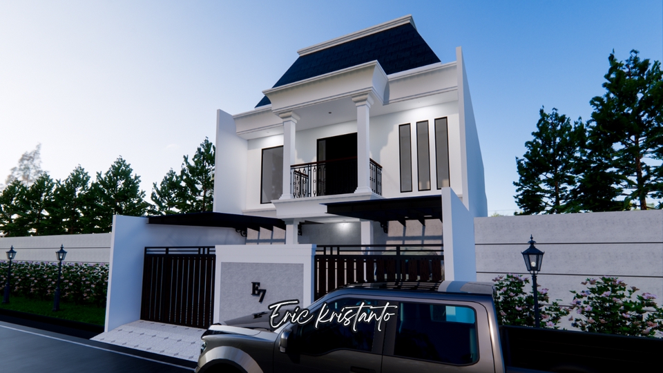 3D Rendering - 3D RENDER FASAD ARSITEKTURAL - 4