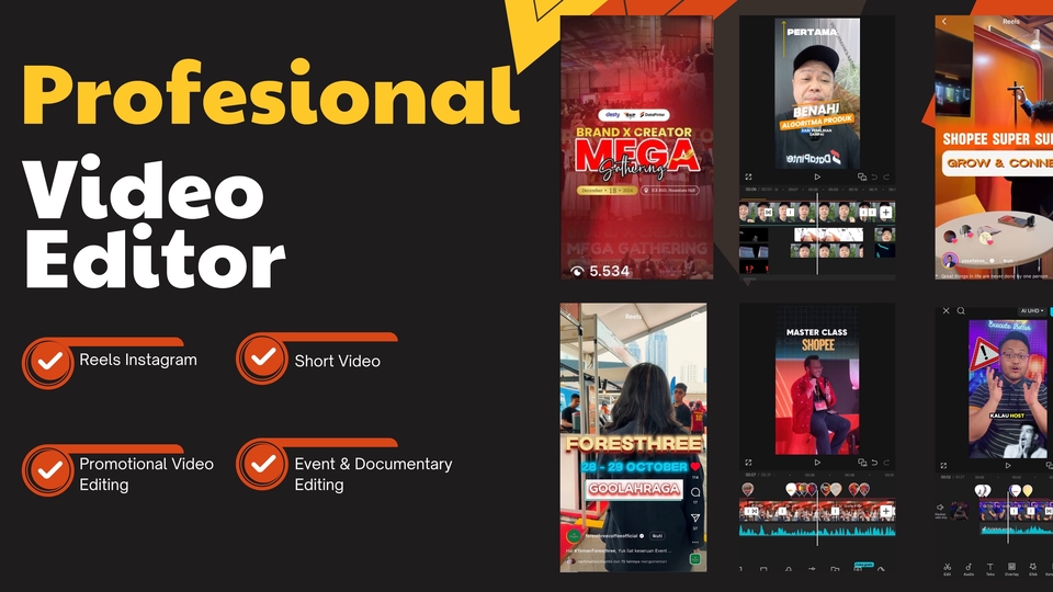 Jasa Editing Video Online Berkualitas & Profesional - Editor Video