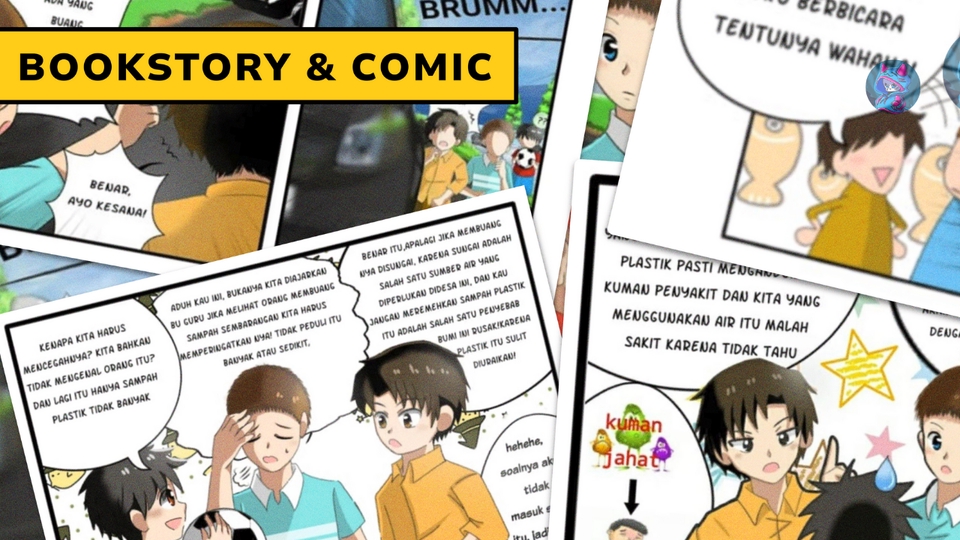 Gambar dan Ilustrasi - Ilustrasi Buku Cerita | Gaya Lucu / Semi Realistik - 3