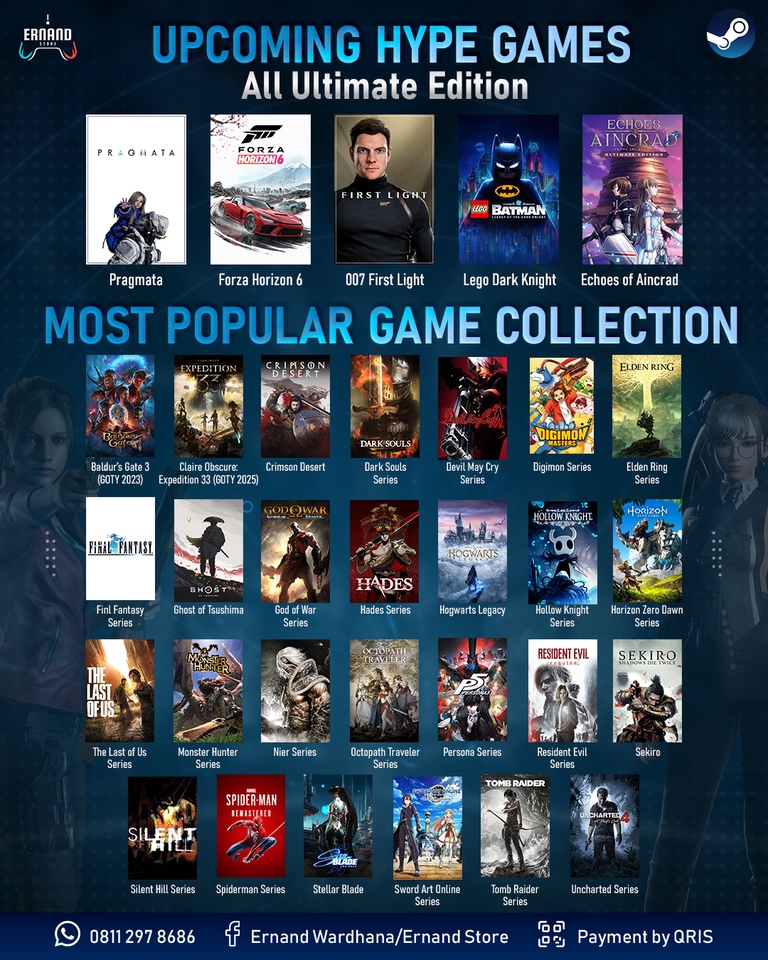 Banner Online - Desain Poster / Banner / Feeds Instagram Top Up Store All Game - 7