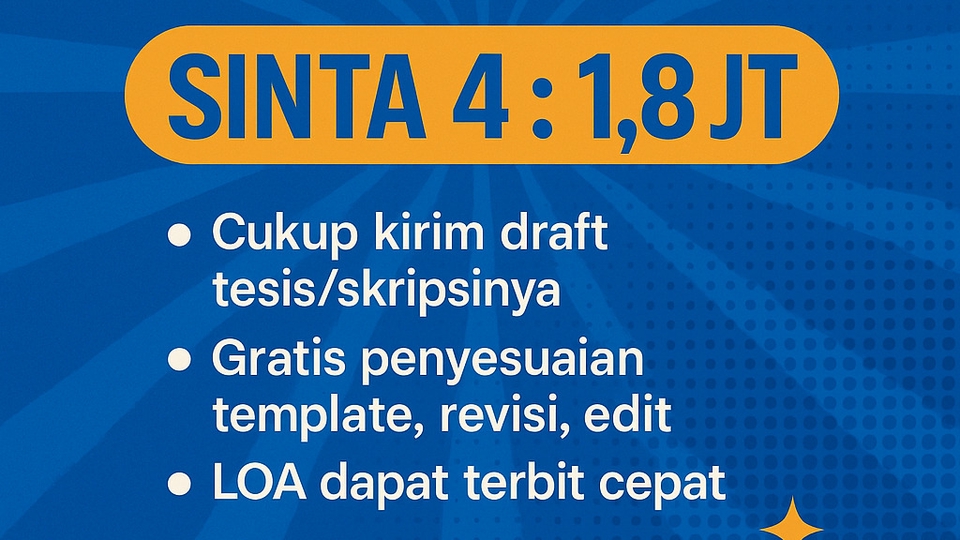 Jasa Lainnya di Konsultasi - Publish Jurnal Sinta 4
