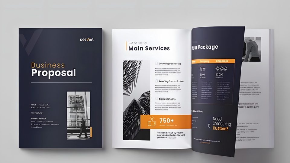 Jasa Desain CV (Curriculum Vitae) & Portofolio - Rancang Proposal Bisnis / Kerja Sama (Formal, Informal & Proyek)