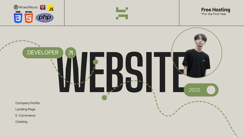 Website Company Profile, eCommerce, Sosmed & Custom Website dengan Professional Web Design