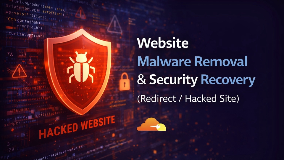 Hacked website recovery and malicious script cleanup for production sites