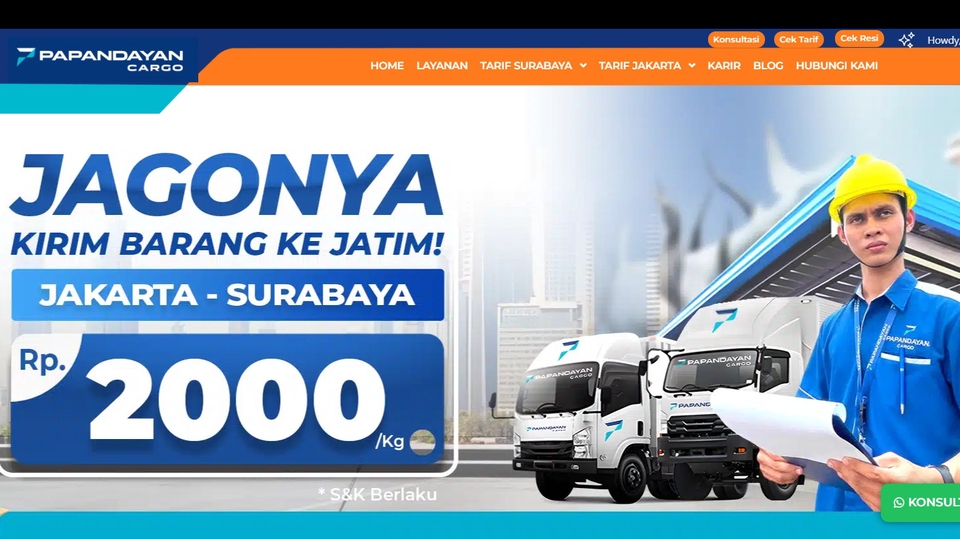 hasil website portfolio saya
