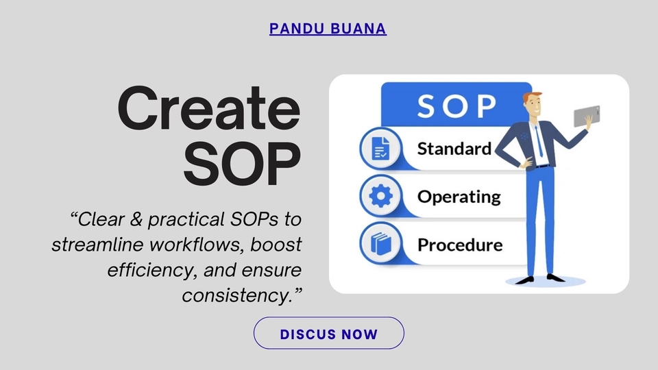 Creates SOP / Jasa Pembuatan SOP