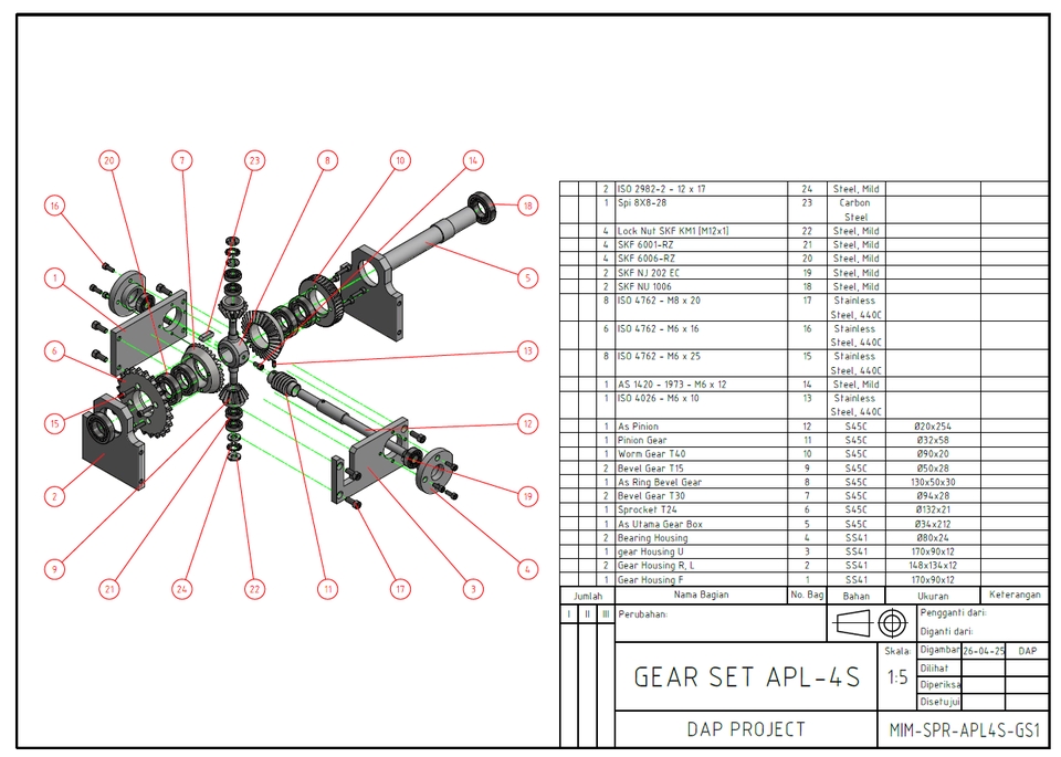 CAD Drawing - Desain CAD Alat Produksi & Mesin Industri | 2D/3D Drawing & Animasi Kerja Mesin - 10