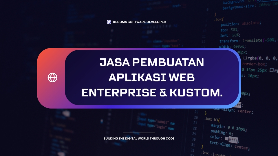 Web Development - Jasa Pembuatan Aplikasi Web Enterprise & Kustom. - 2